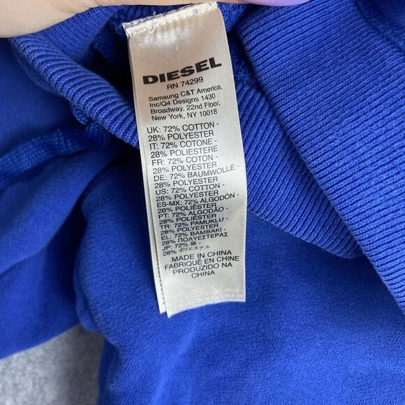 Diesel Kids Shorts Boys Blue Elastic Waist Drawstring Pocket Activewear Outdoor - Picture 9 of 15